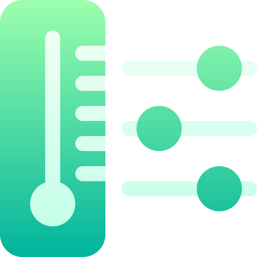 Temperature Basic Gradient Gradient icon