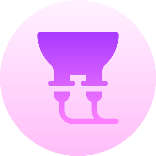 Milking Basic Gradient Circular icon