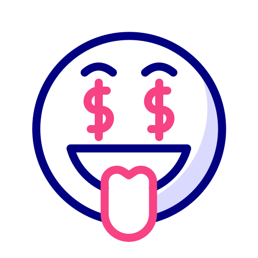 ドル Generic Outline Color icon