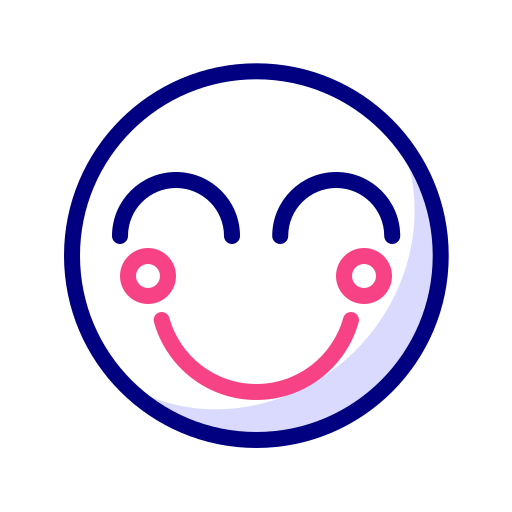 uśmiech emotikon Generic Outline Color ikona