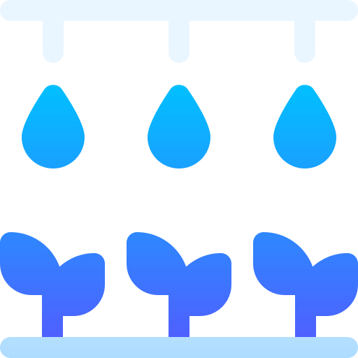 sistema de irrigação Basic Gradient Gradient Ícone