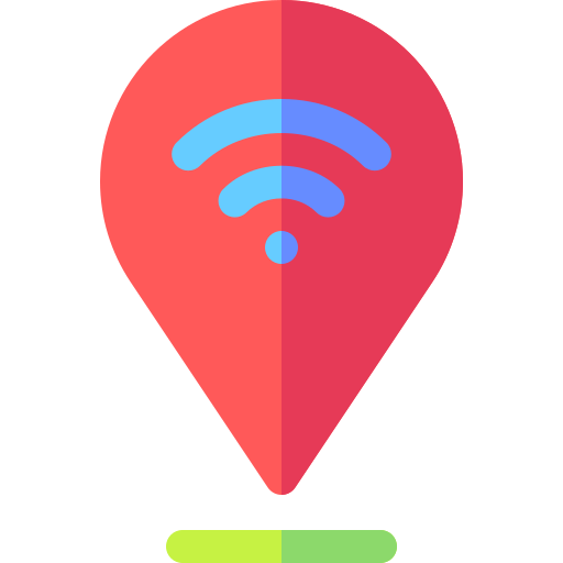 Location pin Basic Rounded Flat icon