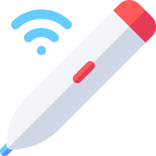 bolígrafo inteligente Basic Rounded Flat icono