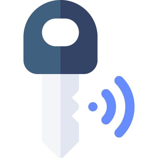Smart key Basic Rounded Flat icon