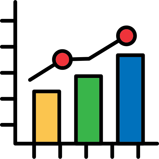성장 차트 Generic Outline Color icon