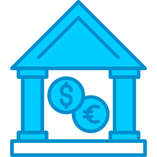 giełda papierów wartościowych Generic Blue ikona