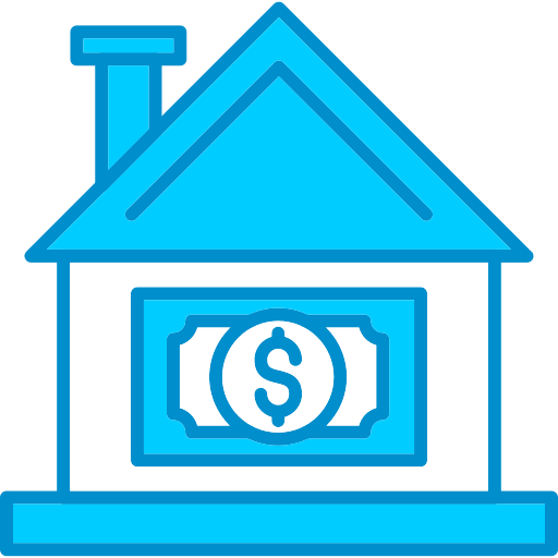 Цена дома Generic Blue иконка