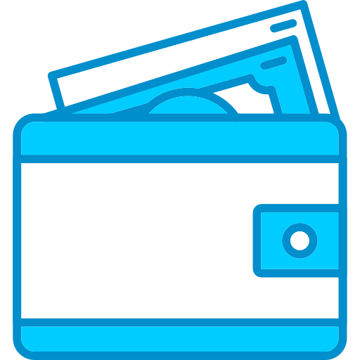 Бумажник Generic Blue иконка