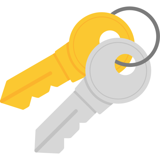 Keys Generic Flat icon