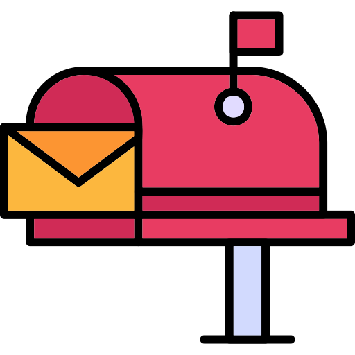 casilla de correo Generic Outline Color icono