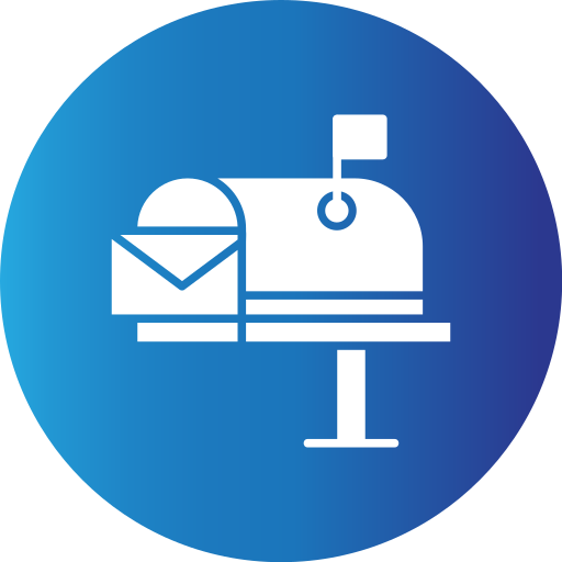 casilla de correo Generic Blue icono