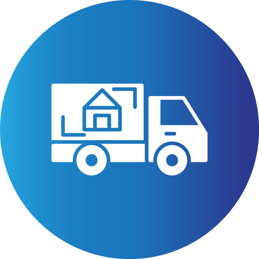 Moving truck Generic Blue icon