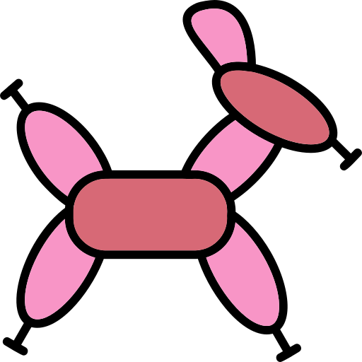 Balloon modelling Generic Outline Color icon