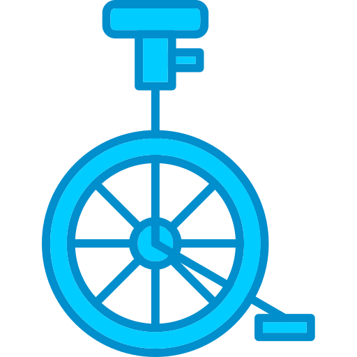 monociclo Generic Blue Ícone