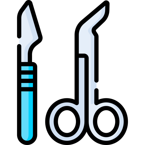 Surgery tools Special Lineal color icon