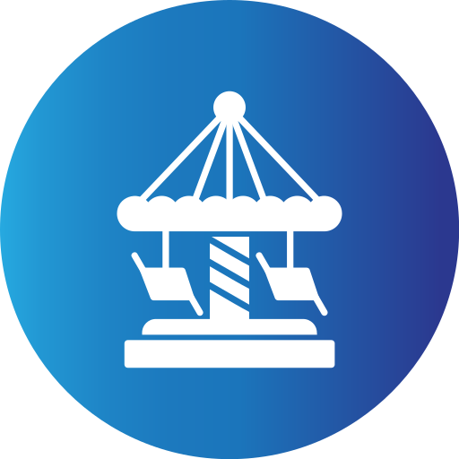 Merry go round Generic Blue icon