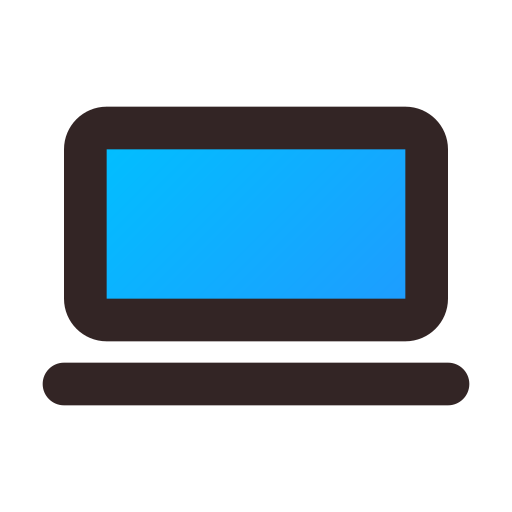 computadora portátil Generic Lineal Color Gradient icono