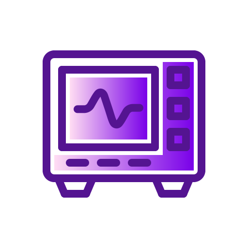 monitor de electrocardiograma Generic Lineal Color Gradient icono
