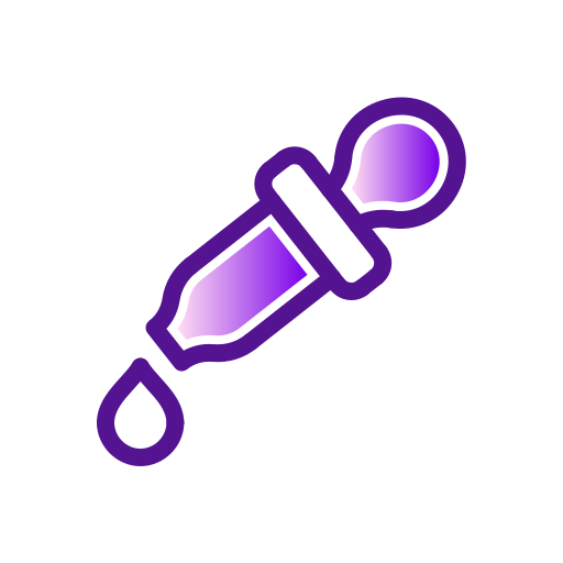 Pipette tool Generic Lineal Color Gradient icon