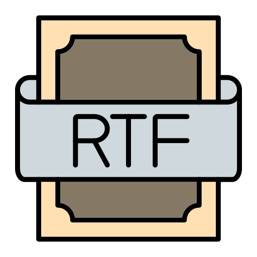 Rtf Generic Outline Color icon