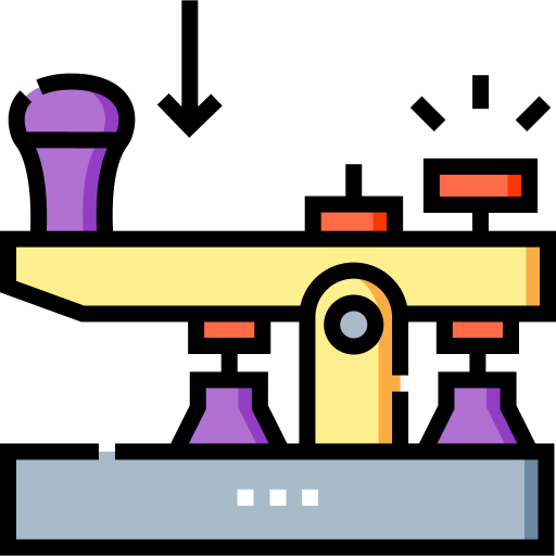 telégrafo Detailed Straight Lineal color icono