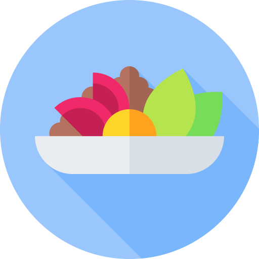 Food Flat Circular Flat icon