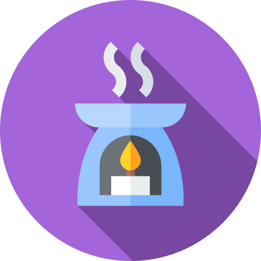 Aromatherapy Flat Circular Flat icon