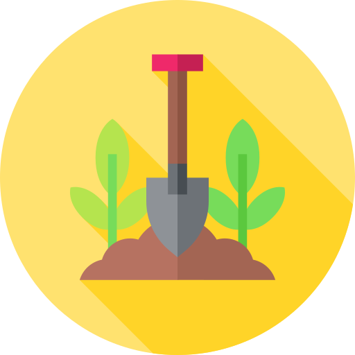 Gardening Flat Circular Flat icon