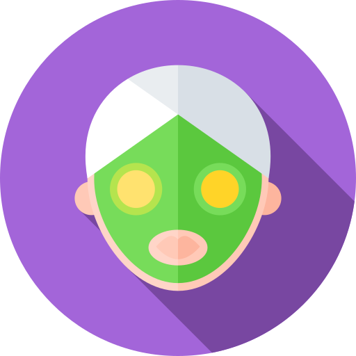 Face mask Flat Circular Flat icon