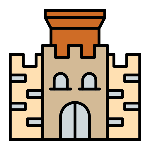 万里の長城 Generic Outline Color icon