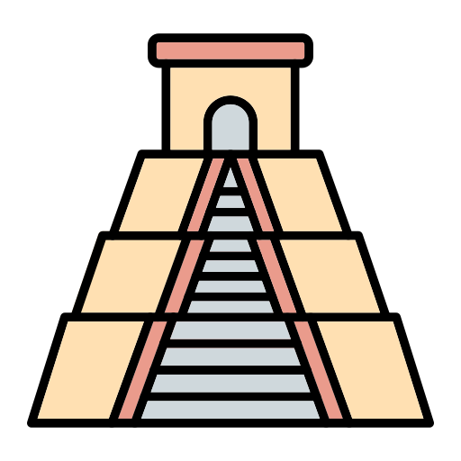 teotihuacán Generic Outline Color icoon