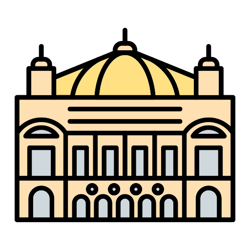 Palais garnier Generic Outline Color icon