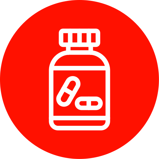 frasco de pastillas Generic Flat icono