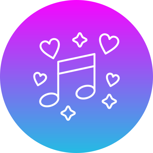 notas musicales Generic Flat Gradient icono