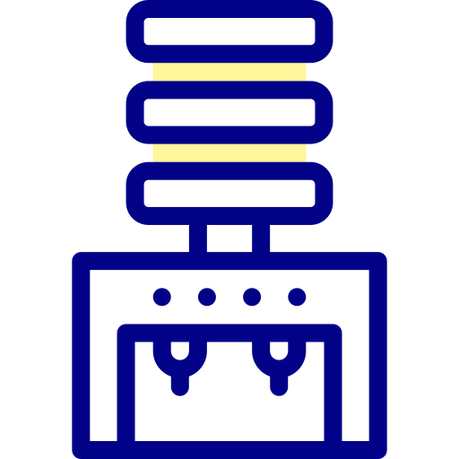 ウォータークーラー Detailed Mixed Lineal color icon
