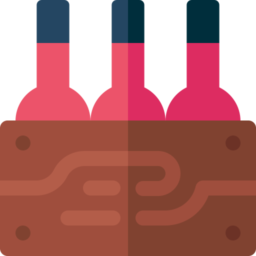 Wine Basic Rounded Flat icon