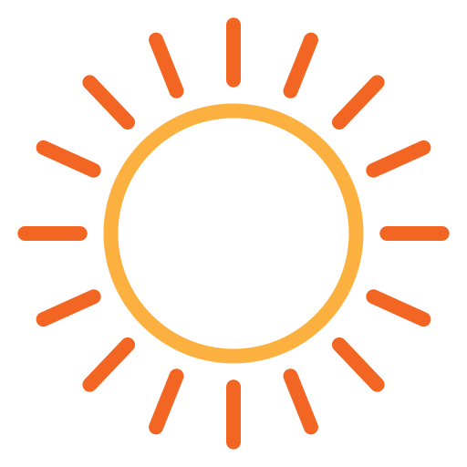 sonne Generic Outline Color icon