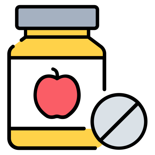 vitaminpille Generic Outline Color icon
