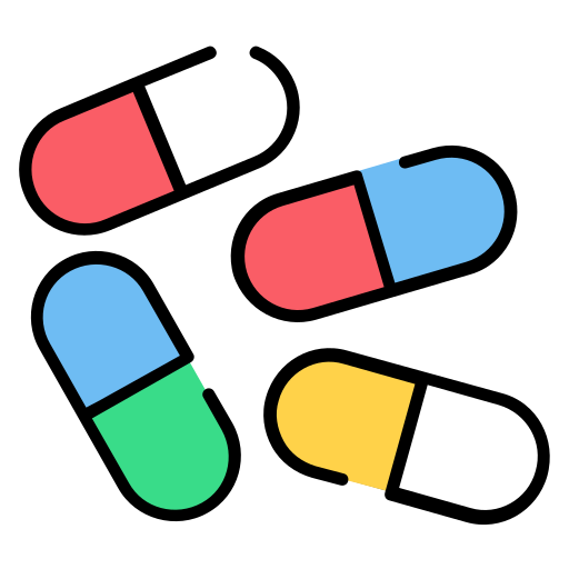 cápsulas Generic Outline Color icono