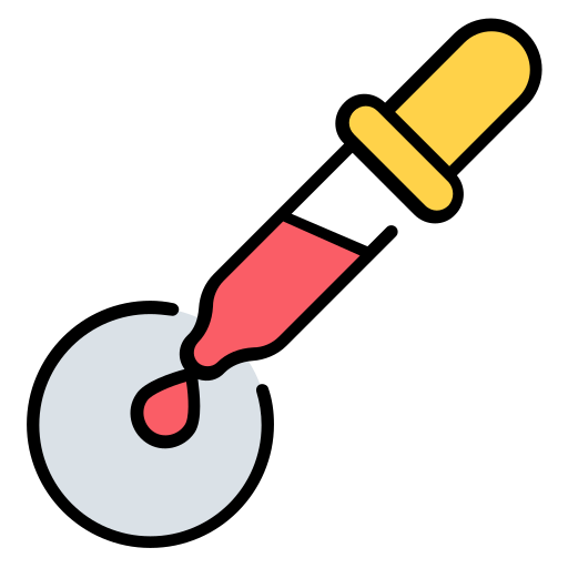 pipetta Generic Outline Color icona