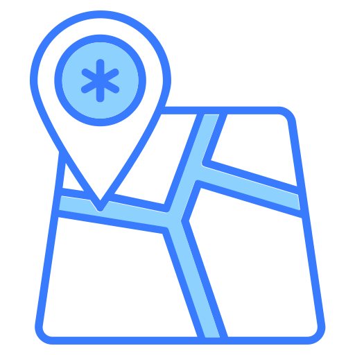 locatie markering Generic Blue icoon