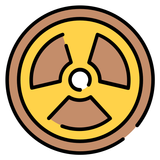 Radioactive Generic Outline Color icon