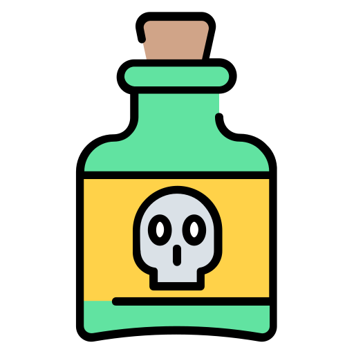 Poison Generic Outline Color icon