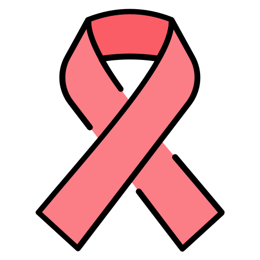 Cancer ribbon Generic Outline Color icon