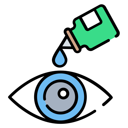 Eye drop Generic Outline Color icon