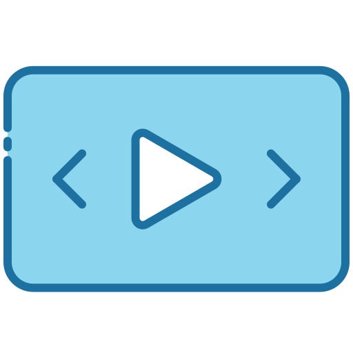 video abspielen Generic Blue icon