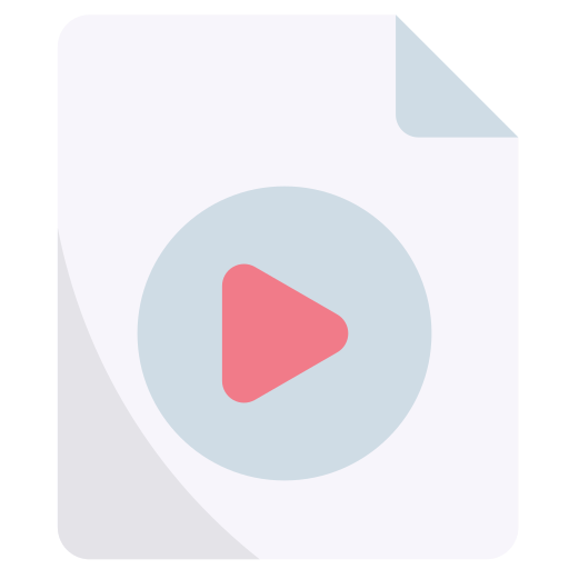 Video file Generic Flat icon