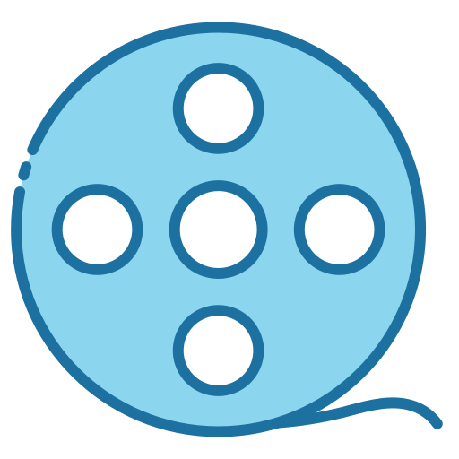 film Generic Blue icoon