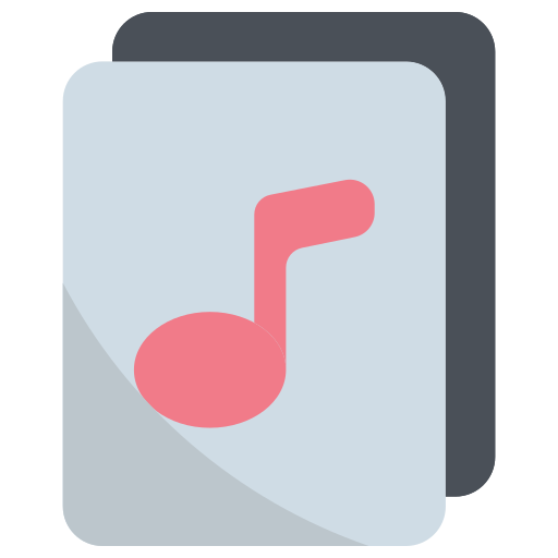 Музыкальный файл Generic Flat иконка
