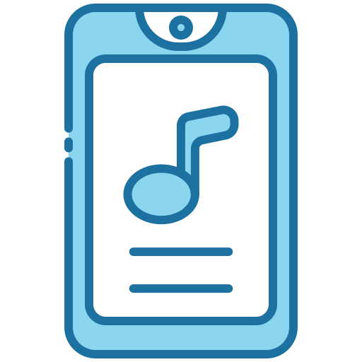 スマートフォン Generic Blue icon